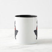 Gruseliger Süßer Kryptid Mothman-Monster Tasse (Zentrum)