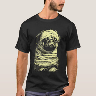 Gruseliger süßer Pug-spuk Halloween-Kostüm Gruseli T-Shirt