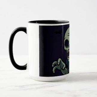 Gruseliger süßer Zombie Halloween Becher - Lustig  Tasse