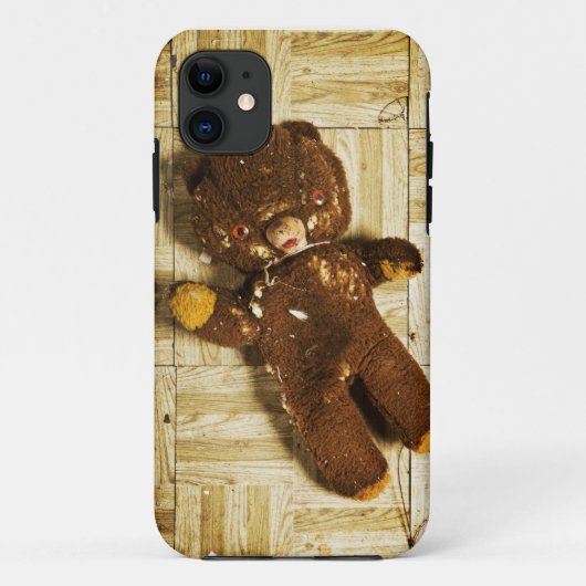Gruseliger Teddybär Case-Mate iPhone Hülle (Rückseite)