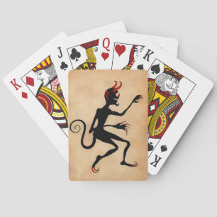 Gruseliger Teufel Spielkarten