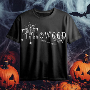 Gruseliger Trick-or-Treat Halloween-Spinnen-Design T-Shirt