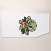Gruseliger Turtle Vampir Halloween Oversized T-Shi Badehandtuch (Badehandtuch)