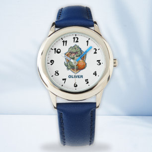 Gruseliger und lustiger Basketballspieler T-Rex Di Armbanduhr