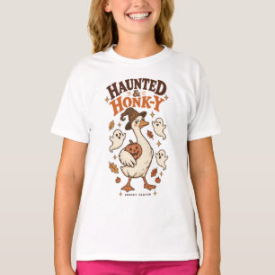 Gruseliger und lustiger Halloween-Gans T-Shirt