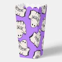 Gruseliger und lustiger Halloween-Popcorn