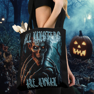 Gruseliger, unheimlicher Horror untoter Monster, D Tasche