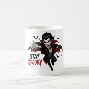 Gruseliger Vampir-Cartoon Kaffeetasse