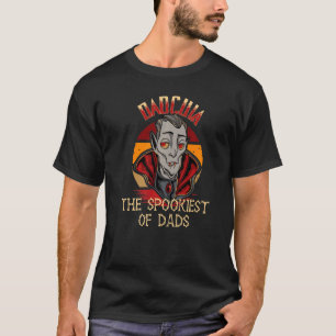 Gruseliger Vampir-Vater Lustiges Halloween-Kostüm T-Shirt