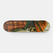 Gruseliger Vogelscheuche Skateboard (Horizontal)