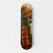 Gruseliger Vogelscheuche Skateboard (Vorne)