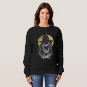 Gruseliger Vogelscheuchen Halloween Sweatshirt (Vorne ganz)