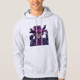 Gruseliger Vogelscheuchen-Raben-Hoodie Hoodie
