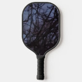 Gruseliger Vollmond Pickleball Schläger (Rückseite)