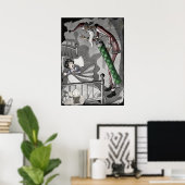 Gruseliger Weihnachtsmann Poster (Heimbüro)