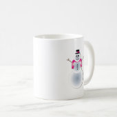 gruseliger Weihnachtsschneemann Kaffeetasse (VorderseiteRechts)