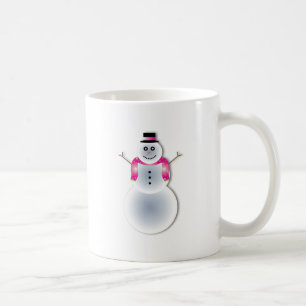 gruseliger Weihnachtsschneemann Kaffeetasse