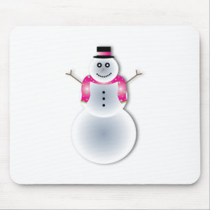 gruseliger Weihnachtsschneemann Mousepad