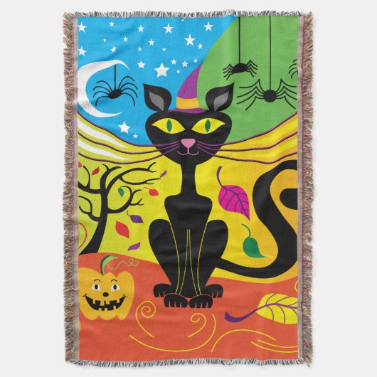 Gruseliger Windkatze Decke (Vorderseite Vertikal)