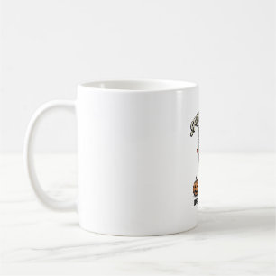 Gruseliger Yorkie Halloween-Hund Vintage-Shirt-Des Kaffeetasse