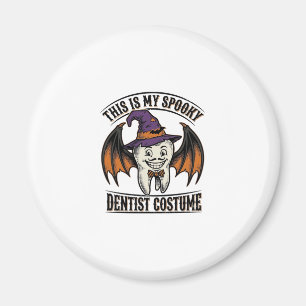 Gruseliger Zahnarzt-Kostüm Halloween Dental-Shirt Magnet