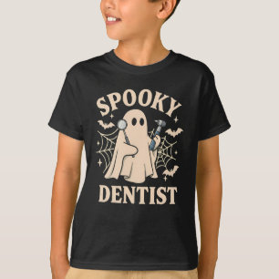 Gruseliger Zahnarzt-Kostüm Halloween-Geist Dental T-Shirt