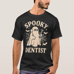 Gruseliger Zahnarzt-Kostüm Halloween-Geist Dental T-Shirt
