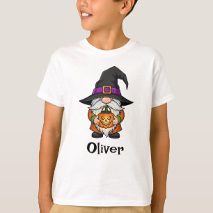 Gruseliger Zauberer-Gnom Halloween T-Shirt