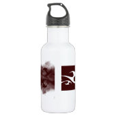 Gruseliger Zombie-Angriff Trinkflasche (Rückseite)