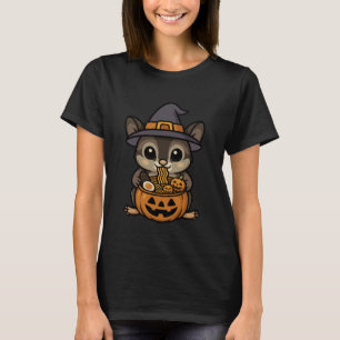 Gruseliger Zuckergleiter-Kürbis-Japanischer Ramen- T-Shirt