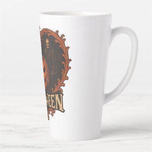Gruseliges Ästhetik-Halloween-Großer-Latte-Mug 17o Milchtasse