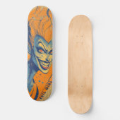 Gruseliges böses Mädchen Skateboard (Vorderseite)