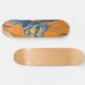 Gruseliges böses Mädchen Skateboard (Horizontal)