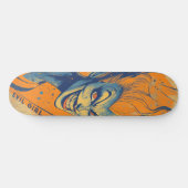 Gruseliges böses Mädchen Skateboard (Horizontal)