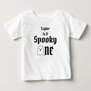 Gruseliges erstes Geburtstags-Baby-T-Shirt Baby T-shirt