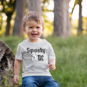Gruseliges erstes Geburtstags-Baby-T-Shirt Baby T-shirt
