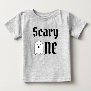 Gruseliges erstes Geburtstags-Baby-T-Shirt Baby T-shirt