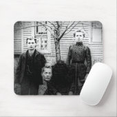 Gruseliges Familien-Porträt, kopflose Mousepad (Mit Mouse)