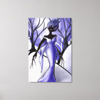 Gruseliges Frauen-Monster-makabere Kunst
