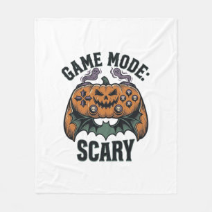Gruseliges Gamer-Shirt Vintage-Halloween-Controlle Fleecedecke