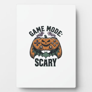 Gruseliges Gamer-Shirt Vintage-Halloween-Controlle Fotoplatte