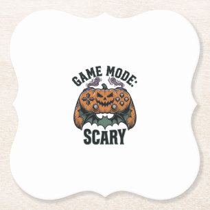 Gruseliges Gamer-Shirt Vintage-Halloween-Controlle Untersetzer