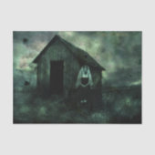 Gruseliges Geist-Braut-Halloween-Seidenpapier Seidenpapier (Vorderseite)