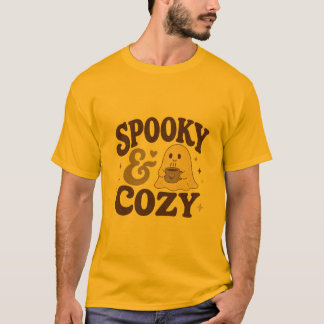 Gruseliges & gemütliches süßes Halloween-Kaffeedes T-Shirt