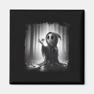 Gruseliges Gesicht Horrorposter Halloween Geist He Magnet