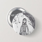 Gruseliges Halloween Button (Vorne & Hinten)