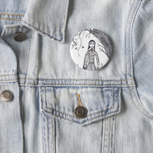 Gruseliges Halloween Button (Beispiel)