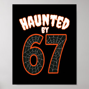 Gruseliges Halloween Heimgesucht 67 Nummer 67 Sech Poster