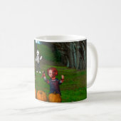 Gruseliges Halloween. Kaffeetasse (VorderseiteRechts)