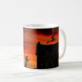 Gruseliges Halloween. Kaffeetasse (VorderseiteRechts)